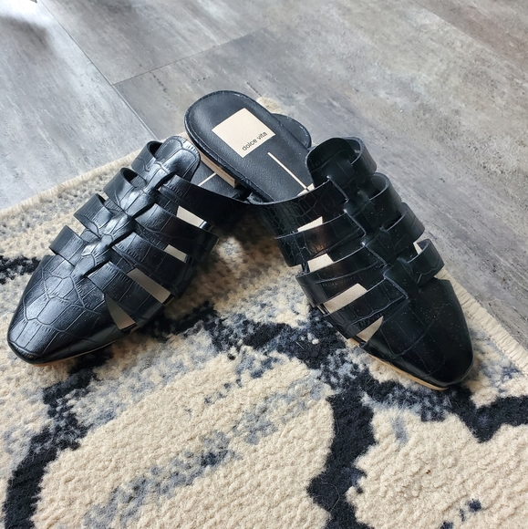 Dolce Vita Shoes - Dolce VitaHarvy Croc-Embossed Loafer Mules